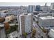 High-rise building aerial view, showcasing its location and surrounding cityscape at 215 Piedmont Ne Ave # 1905, Atlanta, GA 30308