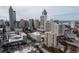 High-rise building aerial view, showcasing its location and surrounding cityscape at 215 Piedmont Ne Ave # 1905, Atlanta, GA 30308