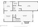First floor plan showcasing kitchen, living room, and garage at 894 Churchill Ct, Stone Mountain, GA 30083