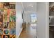 Apartment entryway with vinyl flooring and record wall at 130 26Th St # 706, Atlanta, GA 30309