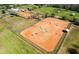 Aerial view of expansive equestrian property with multiple arenas and paddocks at 2431 Perkerson Mill Rd, Austell, GA 30106