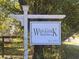 West Creek Stables entrance sign, est. 1995 at 2431 Perkerson Mill Rd, Austell, GA 30106