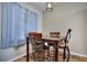 Cozy breakfast nook featuring a table and four chairs at 8432 Browns Mill Trce, Stonecrest, GA 30038