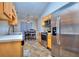 Kitchen features stainless steel appliances and light wood cabinets at 8432 Browns Mill Trce, Stonecrest, GA 30038