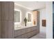 Elegant bathroom with double vanity and modern cabinets at 3107 Peachtree Ne Rd # 1502, Atlanta, GA 30305