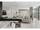 Stylish community lounge with comfortable seating and fireplace at 3107 Peachtree Ne Rd # 1502, Atlanta, GA 30305