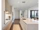 Open concept kitchen with large island and marble countertops at 3107 Peachtree Ne Rd # 1502, Atlanta, GA 30305