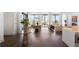 Luxury living space featuring hardwood floors, floor-to-ceiling windows, and city views at 3107 Peachtree Ne Rd # 1502, Atlanta, GA 30305