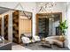 Upscale lobby with contemporary furniture and decor at 3107 Peachtree Ne Rd # 1502, Atlanta, GA 30305