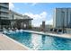 Enjoy this rooftop pool with plenty of lounge chairs for relaxing at 3107 Peachtree Ne Rd # 1502, Atlanta, GA 30305