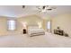 Large main bedroom with carpeted floors, high ceilings and ample natural light at 3579 Oakshire Se Way, Atlanta, GA 30354