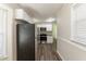 Modern kitchen with stainless steel appliances at 6677 Songwood Dr, Austell, GA 30168