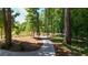 Curving path through a wooded area of the community at 358 Olmstead Way # 25, Alpharetta, GA 30022
