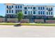 Modern townhouses with clean lines and brickwork at 358 Olmstead Way # 25, Alpharetta, GA 30022