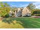 Front view of house with manicured lawn at 147 Bayberry Hls, Mcdonough, GA 30253