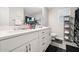 Clean bathroom with double vanity and large mirror at 538 Clinton Dr, Temple, GA 30179