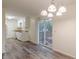 Bright dining area with sliding glass doors to deck at 2870 Aunt Pitty Pat Ln, Douglasville, GA 30135