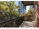 Private balcony with a view of the city skyline at 850 Piedmont Ne Ave # 1503, Atlanta, GA 30308