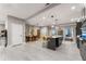 Open concept kitchen and dining area with hardwood floors at 1335 Elizabeth Sw Ave, Atlanta, GA 30310