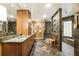 Spa-like bathroom with granite countertops and large shower at 123 Cherry St, Roswell, GA 30075
