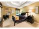 Spacious bedroom with carpeted floors, and a neutral color palette at 123 Cherry St, Roswell, GA 30075