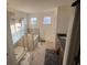 Main bathroom with a soaking tub, shower, and double vanity at 602 Lofty Sw Ln, Atlanta, GA 30331