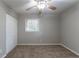 Bright bedroom with double closets and ceiling fan at 2196 Swallow Se Cir, Atlanta, GA 30315
