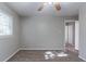 Bright bedroom with large window and ceiling fan at 2196 Swallow Se Cir, Atlanta, GA 30315