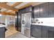 Kitchen with stainless steel appliances and island at 923 Pine Cir, Woodstock, GA 30189