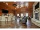 Game room with bar, fireplace, and seating area at 2440 Emerald Dr, Jonesboro, GA 30236