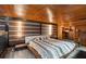 Spacious main bedroom with a platform bed and closet at 2440 Emerald Dr, Jonesboro, GA 30236