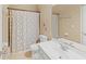 Bathroom with shower/tub combo and vanity at 727 Pear Grove Pl, Marietta, GA 30066