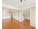 Formal dining room with hardwood floors and a chandelier at 727 Pear Grove Pl, Marietta, GA 30066