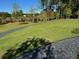 Open green space with walking path and landscaping at 11355 Bennett Ln, Johns Creek, GA 30097