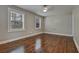 Bright bedroom with hardwood floors and neutral walls at 1642 Cecilia Se Dr, Atlanta, GA 30316