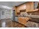 Kitchen with granite countertops and stainless steel appliances at 1642 Cecilia Se Dr, Atlanta, GA 30316