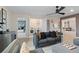 Open concept bonus room with access to laundry and living room at 236 Ruthe Cvs, Locust Grove, GA 30248