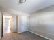 Spacious bedroom with carpet flooring and neutral walls at 5382 Kemper Pl, Stone Mountain, GA 30088