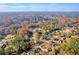 Wide aerial view of neighborhood homes in autumn at 2175 Starlite Way, Snellville, GA 30078