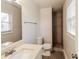 Clean and bright bathroom with updated fixtures and tiled shower at 3900 Emerald North Dr, Decatur, GA 30035