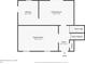 Floor plan layout showing the dimensions and locations of rooms at 3900 Emerald North Dr, Decatur, GA 30035