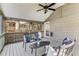 Spacious screened porch offers outdoor seating and ceiling fan at 315 W Benson St, Decatur, GA 30030