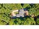 Bird's eye view of house and property at 7802 Bamby Rd, Cumming, GA 30041