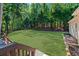 Spacious backyard with fenced area and lush lawn at 7802 Bamby Rd, Cumming, GA 30041