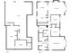 Two-story home floor plan with 3 bedrooms and 2.5 bathrooms at 271 Kings Walk, Douglasville, GA 30134