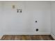 Laundry area with hookups and floor space at 271 Kings Walk, Douglasville, GA 30134