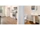Small bathroom with pedestal sink and toilet at 2291 Elise Way, Hampton, GA 30228