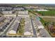 Aerial view of townhouses and community at 510 Cooper Ln, Woodstock, GA 30189