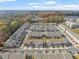 Aerial view of community townhouses at 510 Cooper Ln, Woodstock, GA 30189