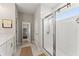 Modern bathroom with a large walk-in shower and stylish fixtures at 510 Cooper Ln, Woodstock, GA 30189
